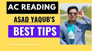 AC IELTS READING BEST TIPS BY ASAD YAQUB