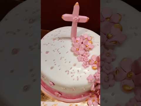 Confirmation cake design #shorts #cake #youtubeshorts