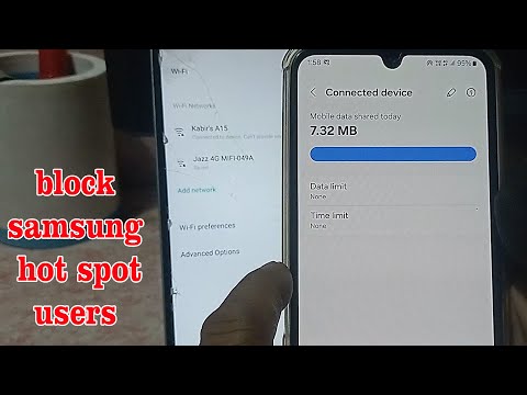 How To Block Hotspot Connection Samsung