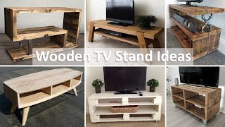 Wooden TV Stand Design - Wooden TV Unit Ideas