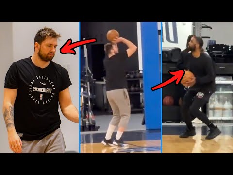 Luka Doncic, Kyrie Irving & Mavs Practice Today Before Facing Denver Nuggets!