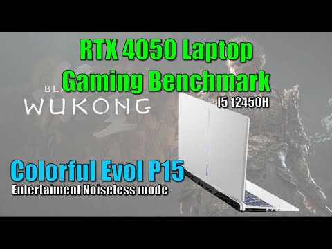 RTX 4050 Laptop Gaming Benchmark 2024! Colorful Evol P15 Core I5 12450H