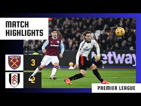 West Ham United - Fulham | 3-2 | Highlights | Premier League 2024-25 | West Ham Fulham