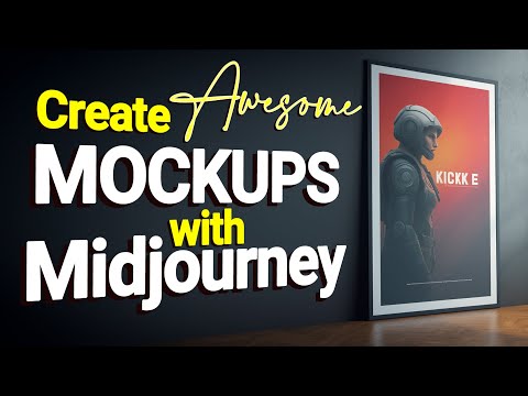 The Ultimate Guide to Create Wallart Mockups with Midjourney | ($$$ Sell Mockups on Etsy)