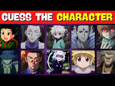 Guess The Hunter X Hunter Character 🕷️💧⭐ | Random Quizzes