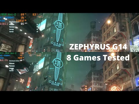 Asus ROG Zephyrus G14 Gaming Benchmark - 8 Games Tested