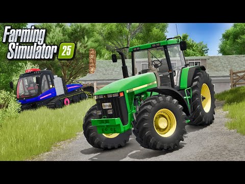 New Mods - John Deere 8000, Frankenmuth Update, & Prinoth Leitwolf! | Farming Simulator 25