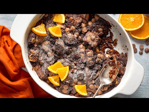 Chocolate Orange Bread & Butter Pudding | A twist on a classic!