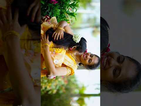 Samyuktha Half saree #shorts  || BTS Haldi ARK Photography || Hyderabad || Vijayawada 😍❤️