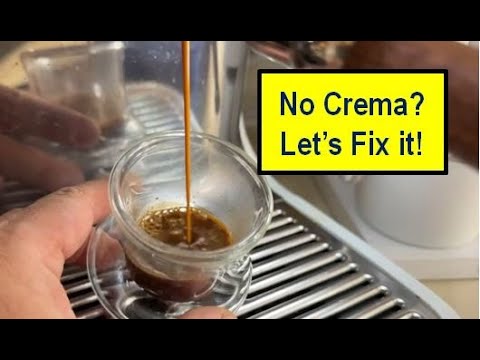 No Crema on your espresso? Here are "Three" common fixes! | Breville Espresso Machine