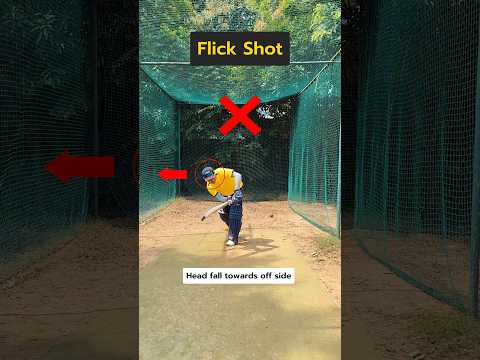 How to play flick shot like Virat Kohli | #cricket #batting #viratkohli