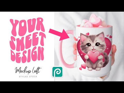 How to Make a Realistic Mug Mockup in 5 Minutes | Free Photopea.com Tutorial