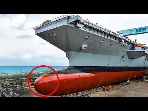 Life Inside the HULL of a MASSIVE US Aircraft Carrier?