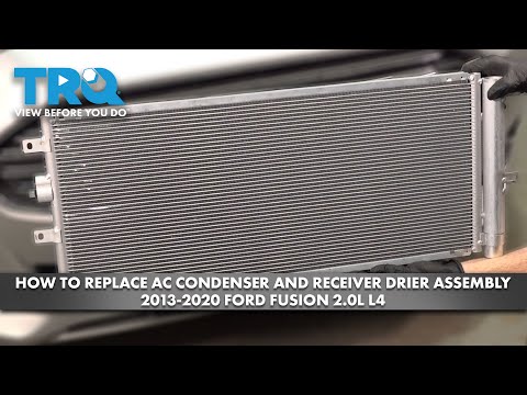 How to Replace AC Condenser & Receiver Drier Assembly 2013-2020 Ford Fusion 2.0L L4