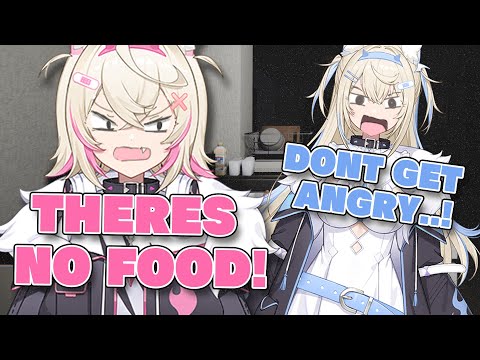 Mococo keeps slamming the fridge door because there's no food【FUWAMOCO | hololive-EN】