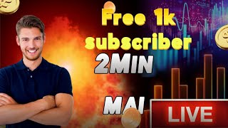 free youtube subscriber 1k live promotion 🙌