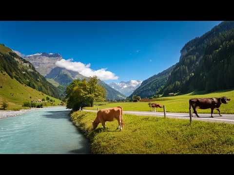 🇨🇭 Driving in Switzerland with Breathtaking Views of the Alps