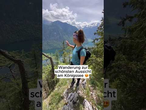 Wunderschön!😍 Ist das die beste Aussicht auf den Königssee?🌊🏔️😮 #königssee #berchtesgaden