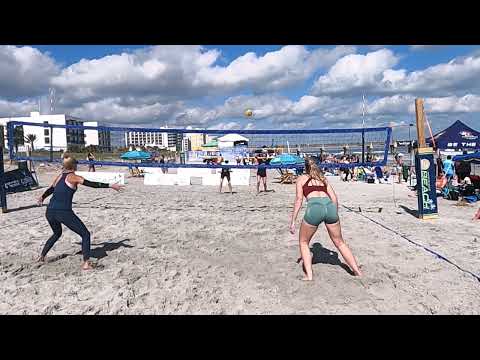 Super Girl Beach Volleyball JAX BEACH - Women's Open - Edwards/Petya vs Genest/Schrock - Set 2