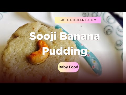 Suji Banana Pudding for Babies and Kids | Baby Food