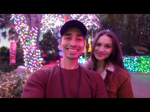 Our First Time At Busch Gardens Tampa Christmas Town 2024 & Riding Phoenix Rising!