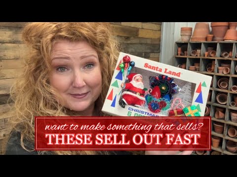 SO GLAD THESE WEREN'T THROWN AWAY! THESE SELL OUT FAST VINTAGE CHRISTMAS DECOR DIY