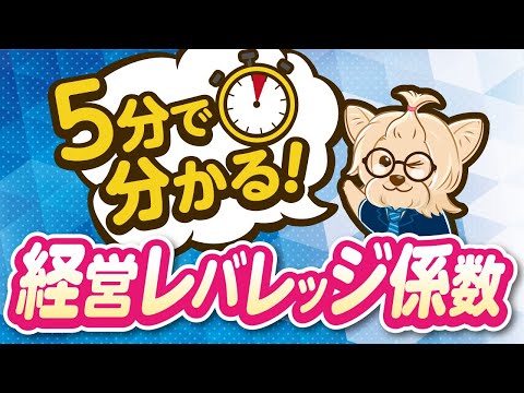 【日商簿記2級・1級】5分で分かる！経営レバレッジ係数