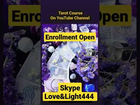 #onlinetarotcourse, #tarotclass Ping me on Skype Love&Light444 #psychictarot