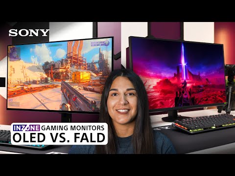 INZONE Gaming Monitors: OLED vs. FALD (Full-Array Local Dimming)