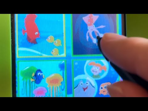 Finding Nemo (Leapster) All Deep Ocean Mystery Creatures (Level 1)