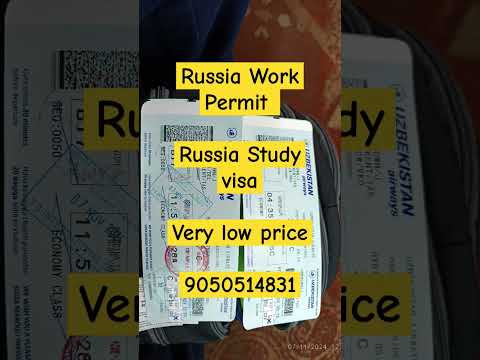 Russia work visa only in 99999 | visa in 25 days | work visa