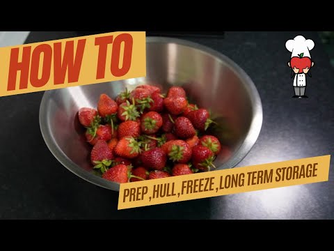 Master the Berry! How to wash, prep, store and freeze strawberries for later use.