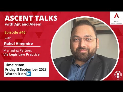 Entrepreneur Story | Rahul Hingmire, Managing Partner, Vis Legis Law Practice | AAA 46