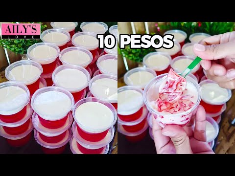 DINUDUMOG NA GULAMAN RECIPE MABENTA PATOK NA PANGNEGOSYO - JELLY CREAM CUPS