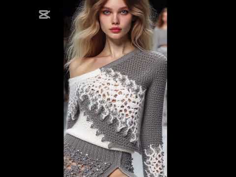 NEW2025!!😍 CLOTHING SWEATER and SKIRT Crochet ideas #crochet #clothing #knitted #design