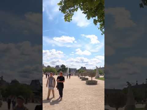 Paris wonderful Tuileres in Summer #paris #louvremuseum #summer 2024 | Pete Renault travel vlog