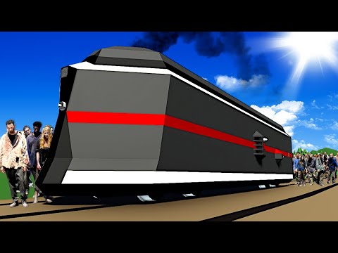 Zombie Survival on a TRAIN?! (Stormworks)