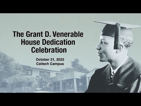 The Grant D. Venerable House Dedication Celebration - 10/21/22