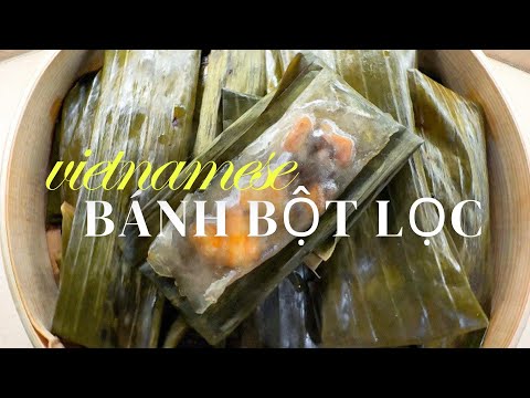 How to make Bánh Bột Lọc (Vietnamese Steamed Tapioca Dumplings)