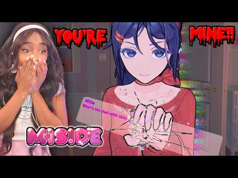 TRAPPED in a game with my Cute OBSESSED Yandere Girlfriend!! | MiSide [Full Gameplay, All Endings]