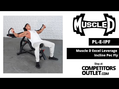 Muscle D Excel Leverage Incline Pec Fly - PL-E-IPF