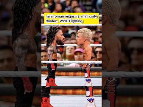 मिनी रोमन रेन्स बनाम मिनी कोडीरोडोक|mini roman reigns vsmini cody rhodoc wwefighting #viral #shorts