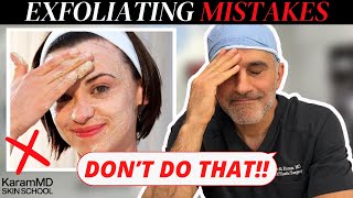 These exfoliation skincare mistakes will harm your skin! Save your skin now!