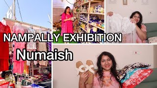 Numaish / Nampally exhibition 2025 : Chikankari, cotton dresses, juttis, crockery, export rejects