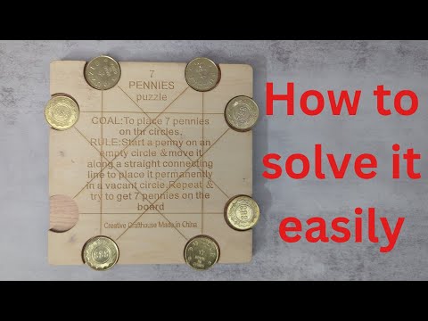 [185] How to solve the seven pennies puzzle