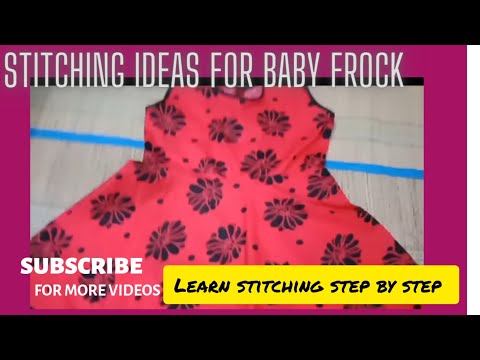 stitching for 5 years baby girl frock summer | stitch girl frock  #beautifulfrockdesign  #easydesign