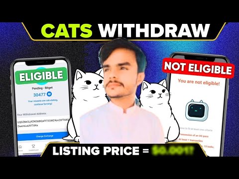 Cat's Airdrop Withdrawal Process | Cat's tonkeeper wallet issue solve #cats #tech