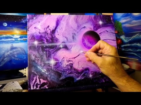 NO RULES Fluid Art Pour Painting