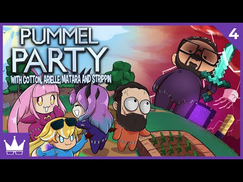 Twitch Livestream | Pummel Party w/Cotton, Arielle, Matara, & Strippin | Ep 4 [PC]