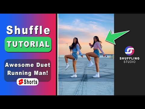 Quick Running Man Shuffle Dance Tutorial 😱🔥 Awesome Cutting Shapes Dance Duet on TikTok Songs 2023